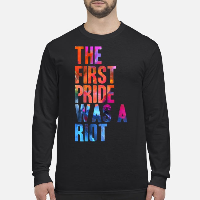 The first pride was a Riot men's long sleeved shirt