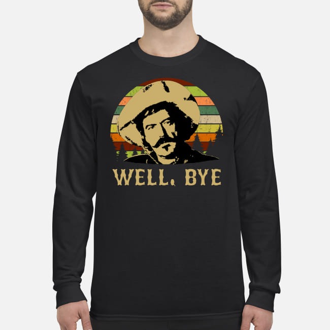 Tombstone well bye men's long sleeved shirt