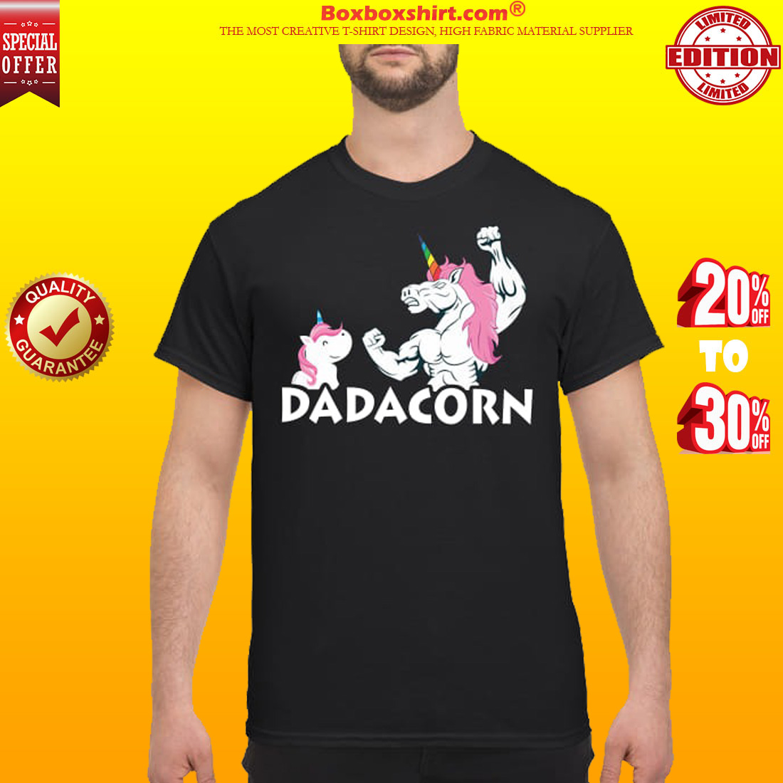Unicorn dadacorn classic shirt
