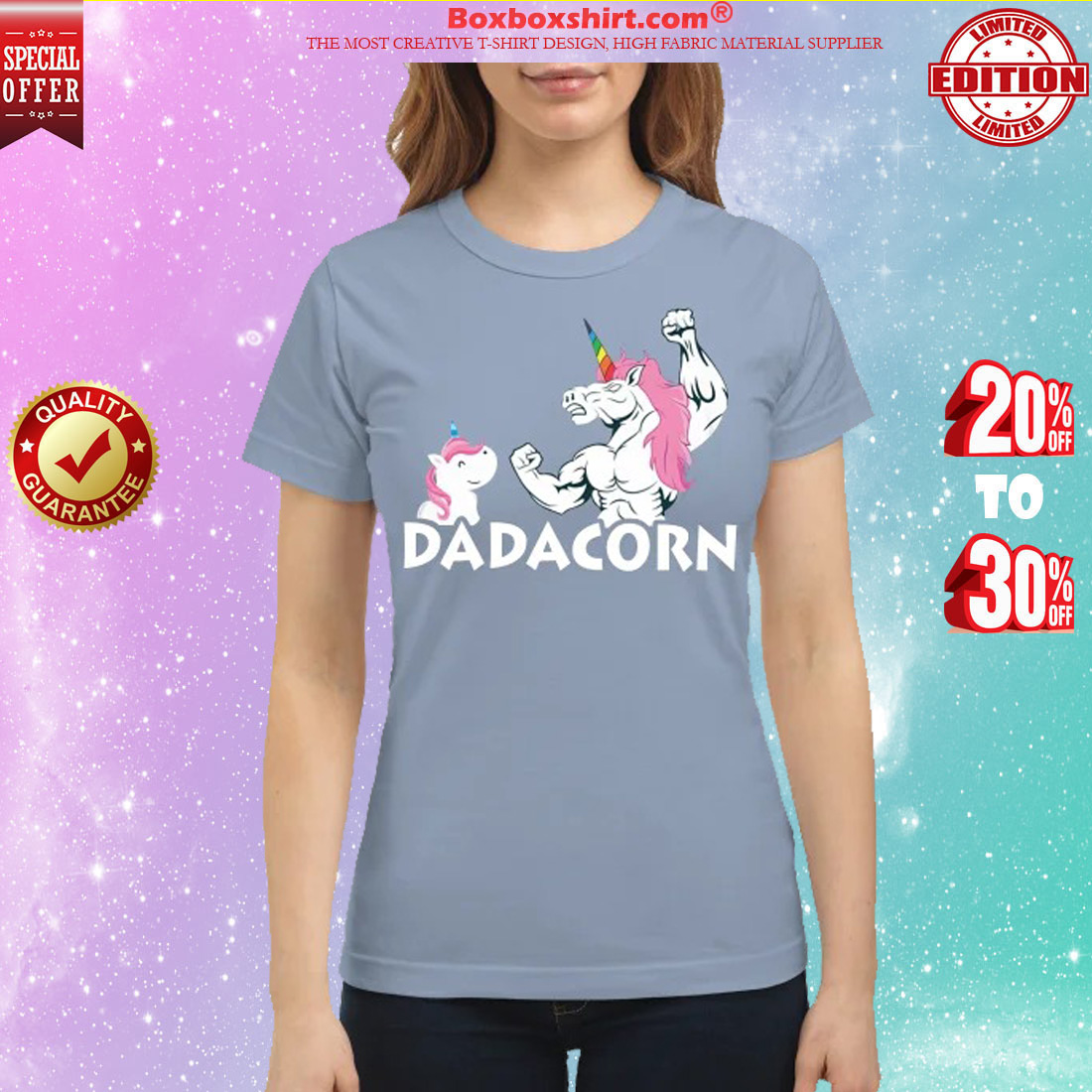 Unicorn dadacorn shirt