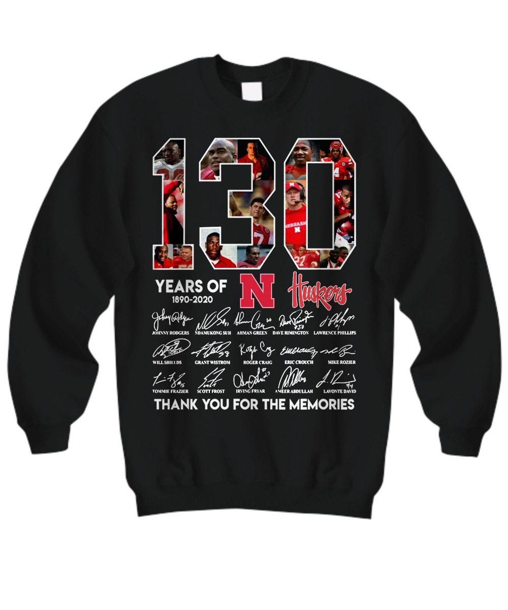 130 Years Of Huskers 1890 2020 sweatshirt