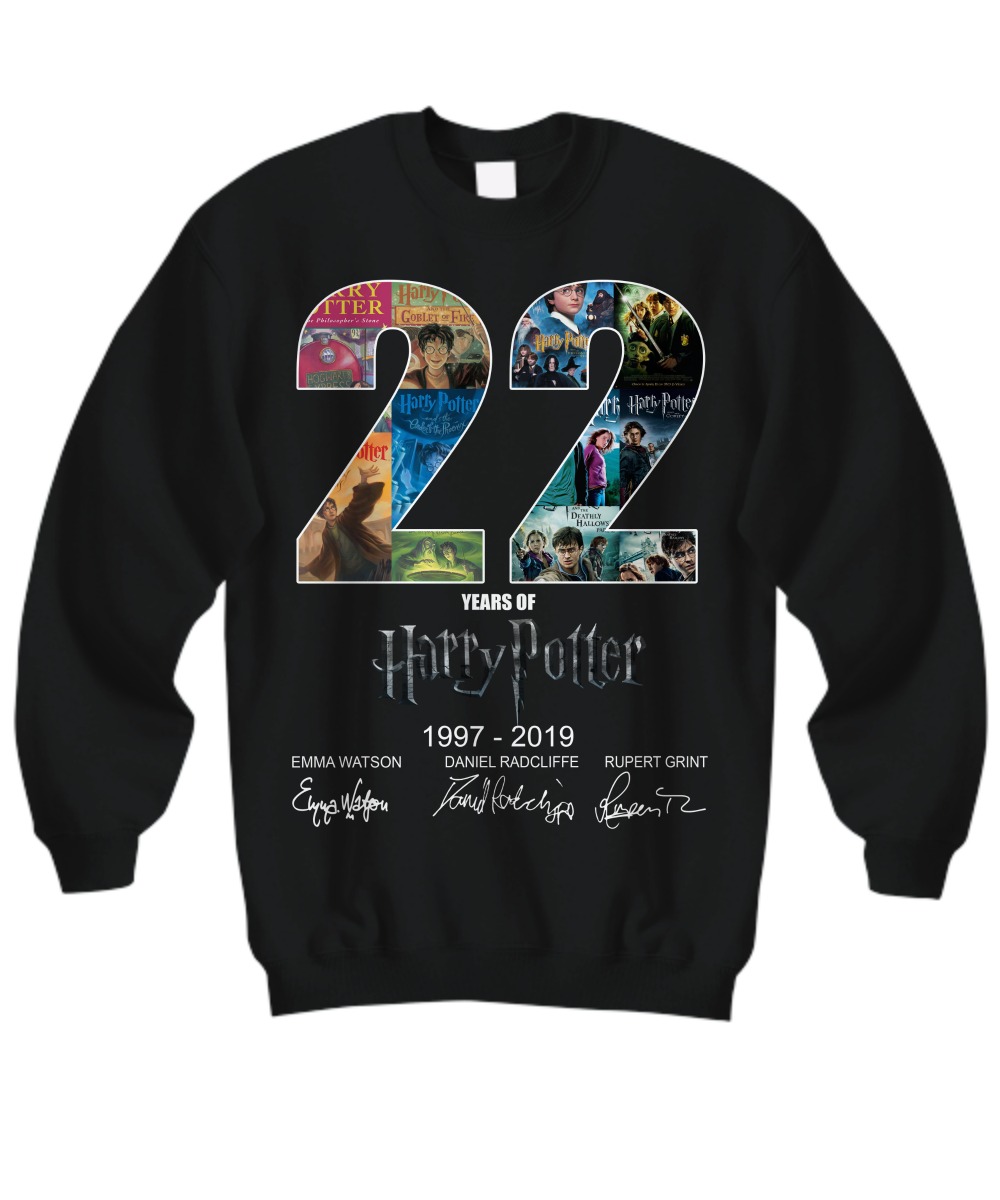 22 years of Harry Potter 1997 2019 sweatshirt