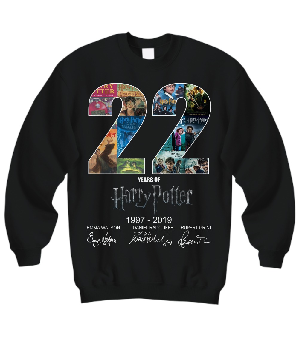 22 years of Harry Potter sweatshirt