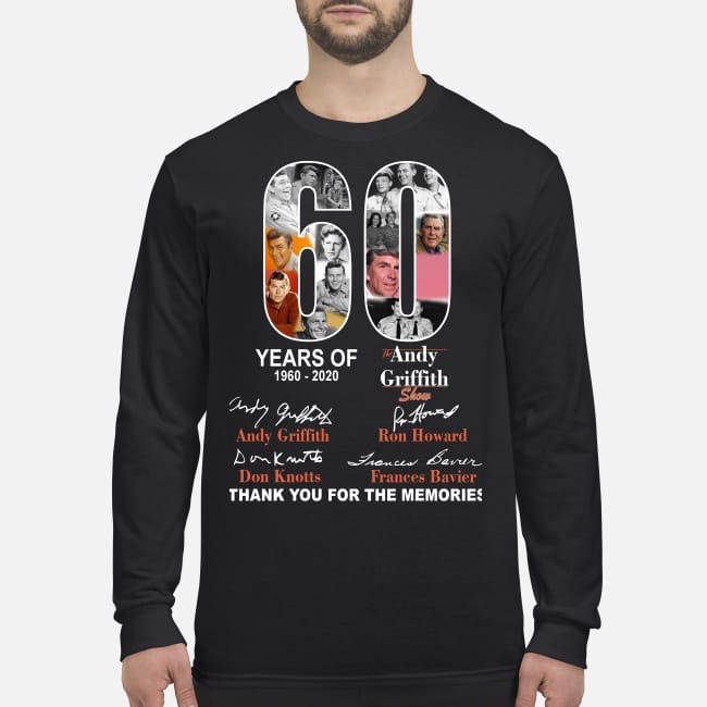 60 years of Andy Griffith men's long sleeved shirt