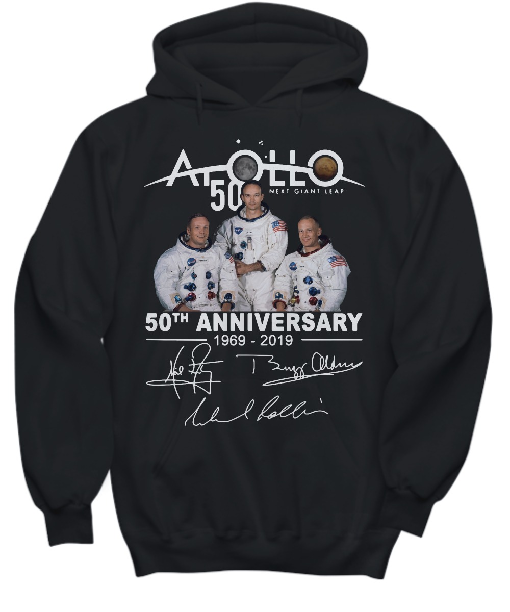 Apollo 50 next giant leap 50th anniversary 1969 2019 shirt and hoodie