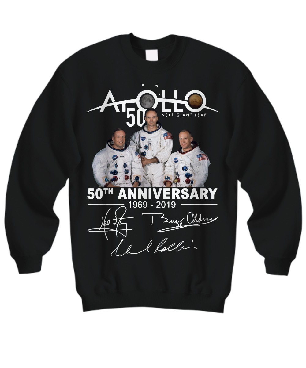 Apollo 50 next giant leap 50th anniversary 1969 2019 sweatshirt