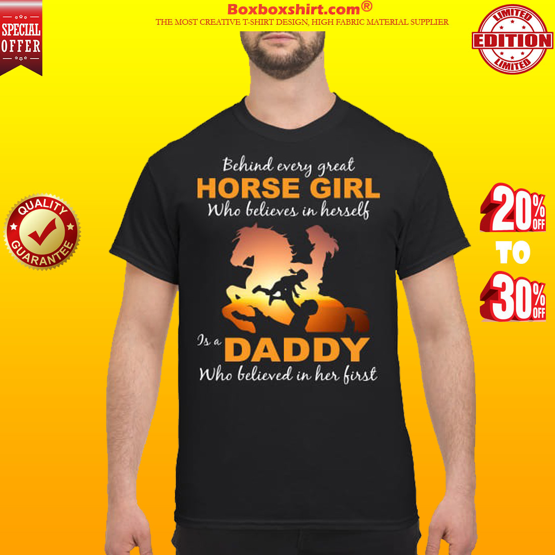 Behind every great horse girl who believe in herself is a daddy who believed in her first classic shirt