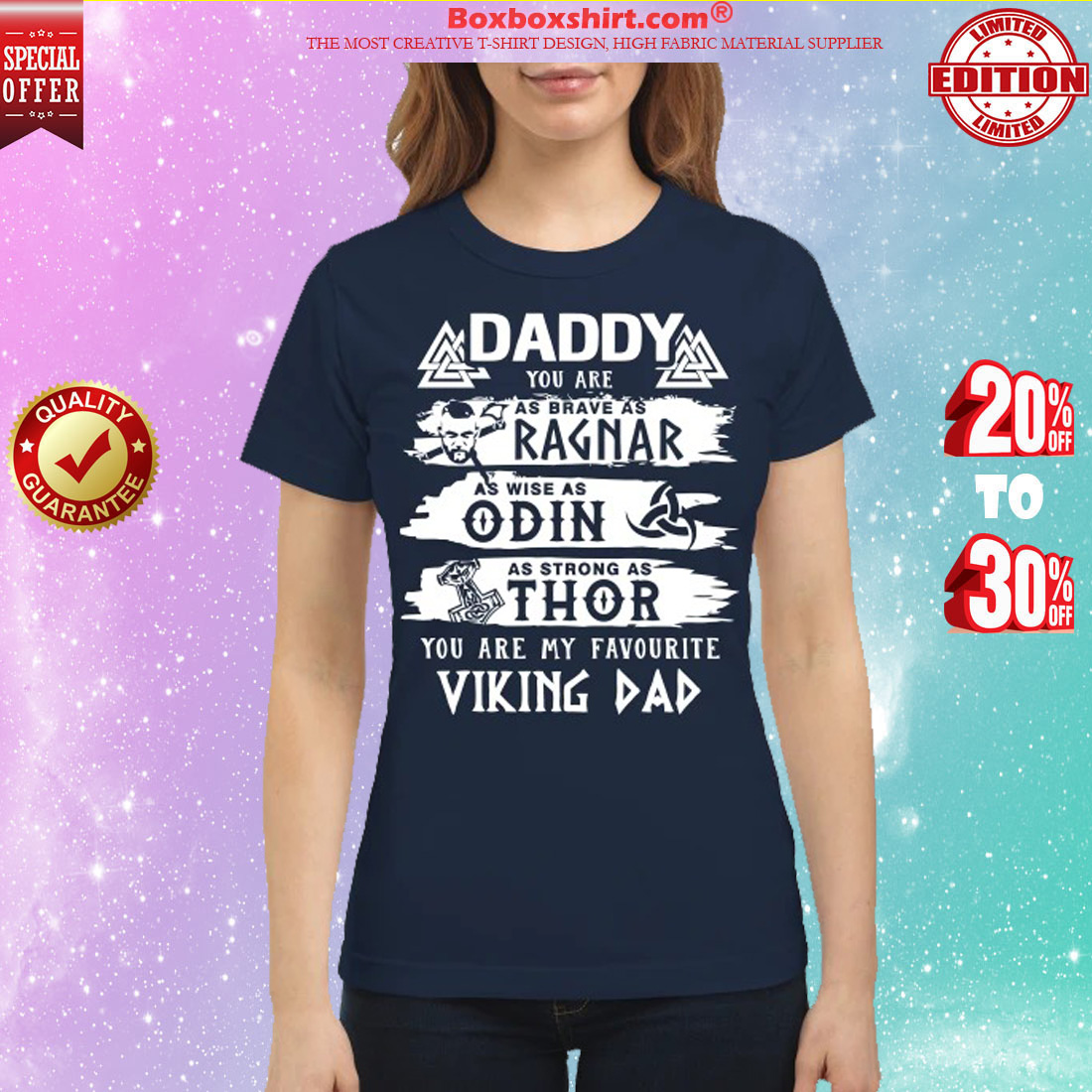 Daddy you are as brave as Ragnar as wise as Odin as strong as Thor classic shirt