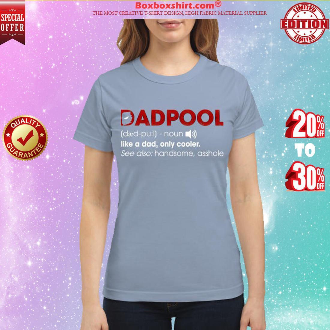 Dadpool like a dad only cooler shirt