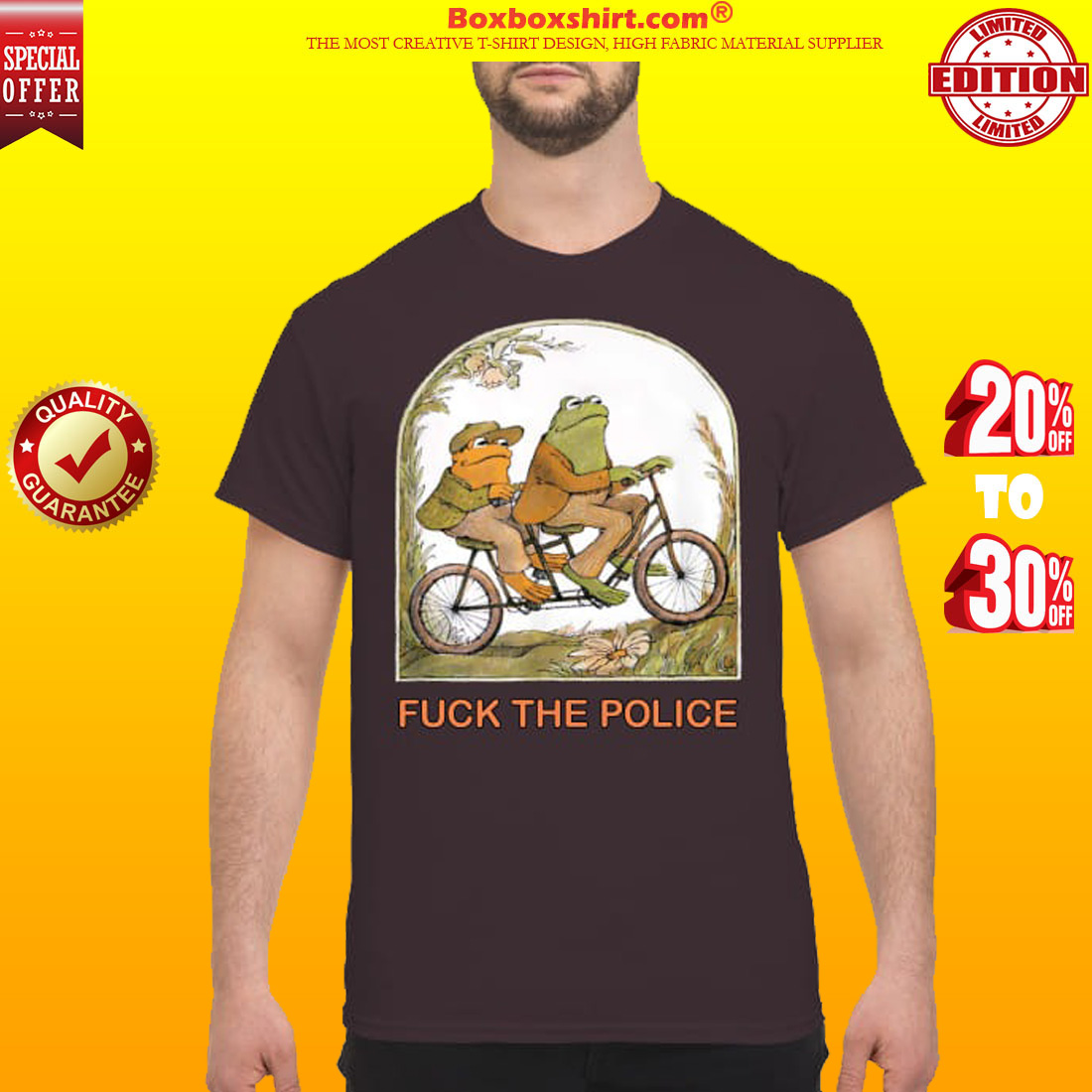Frog fuck the police classic shirt
