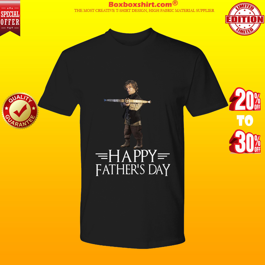 Game of Thrones Tyrion Lannister happy father day premium shirt