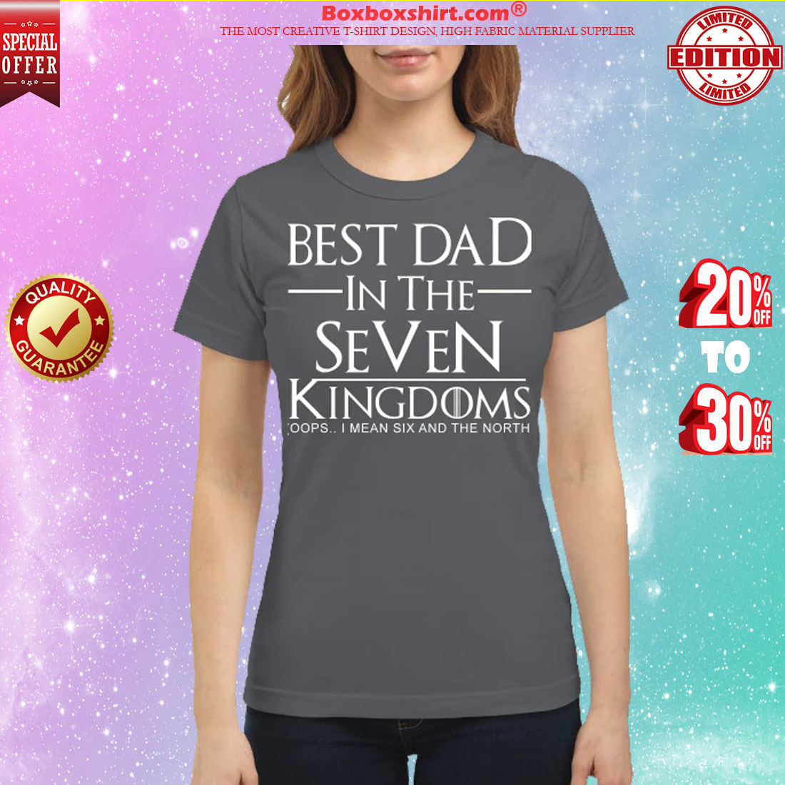 Game of Thrones best dad in the seven kingdoms classic shirt