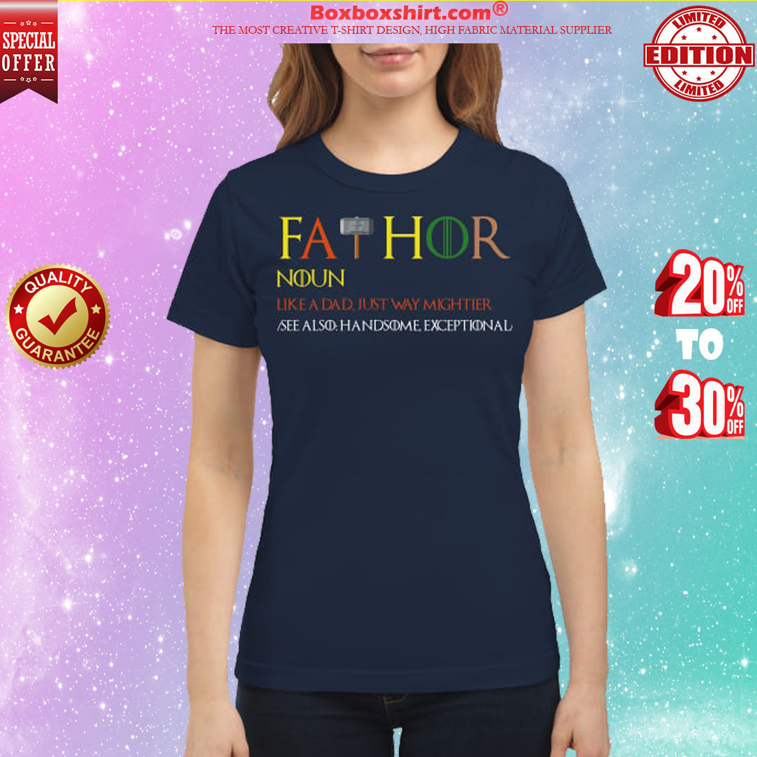 Game of Thrones fathor like a dad just way mightier classic shirt