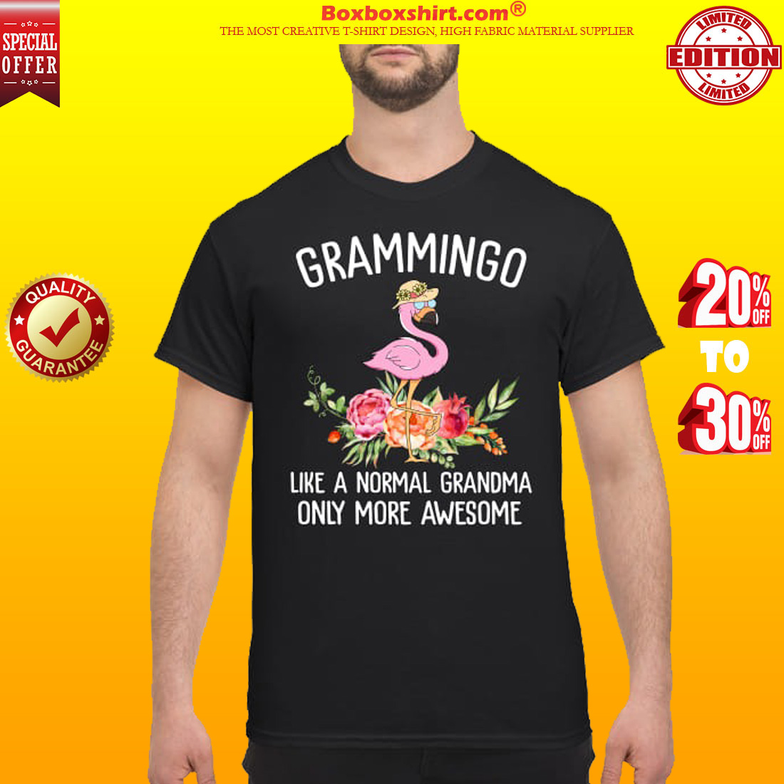 Grammingo like a normal grandma only more awesome classic shirt