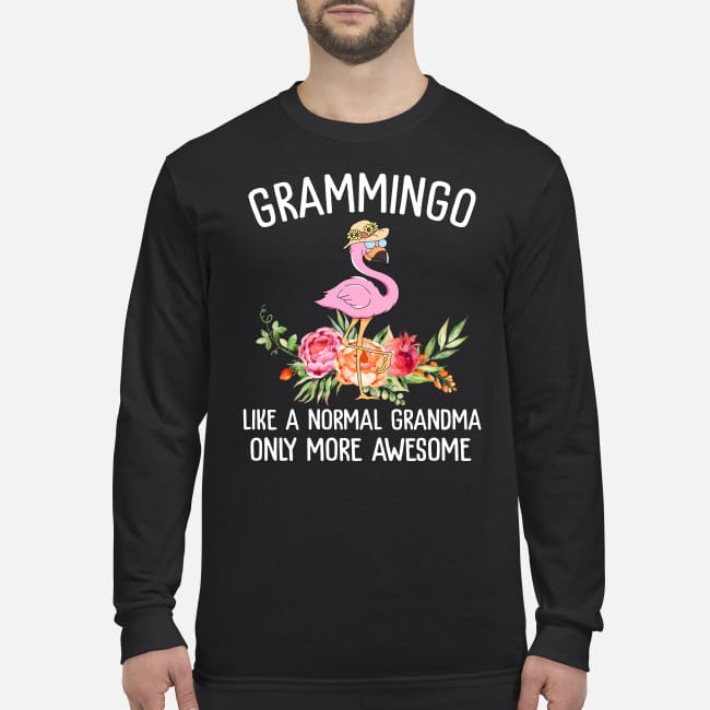 Grammingo like a normal grandma only more awesome men's long sleeved shirt