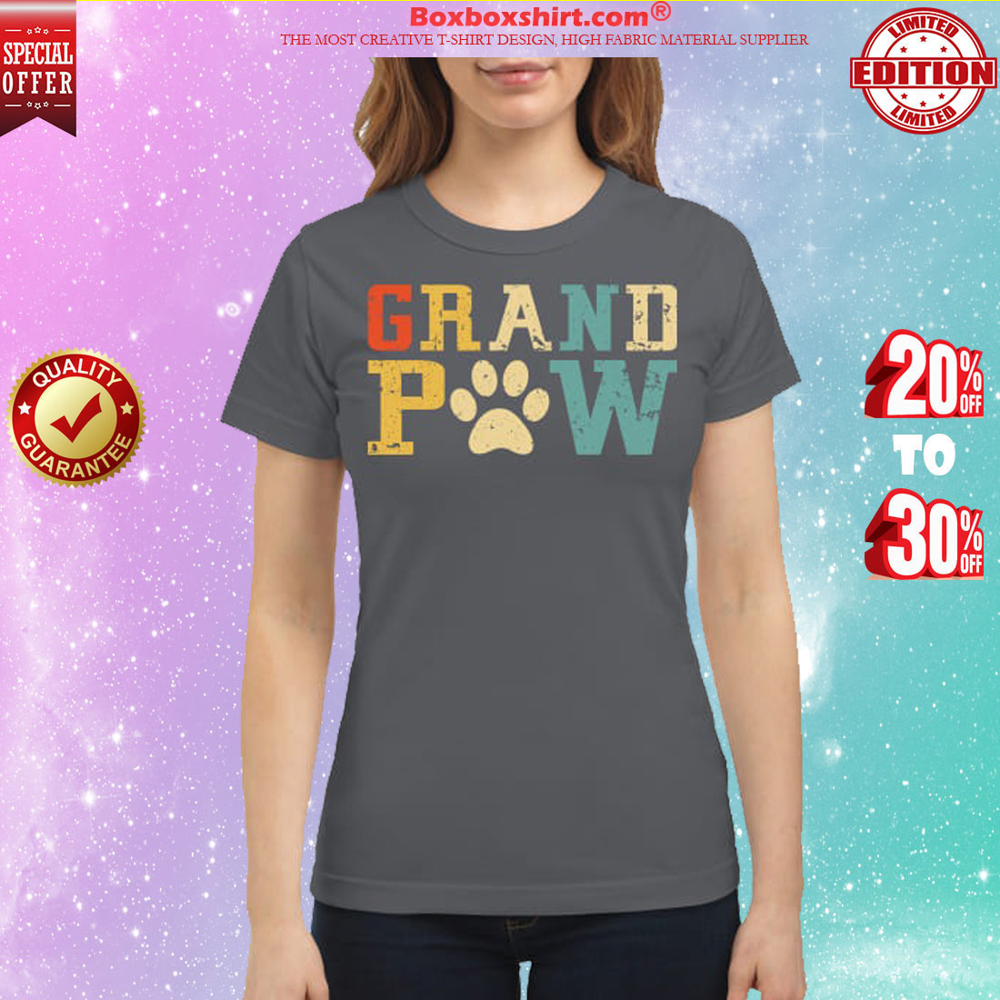 Grand paw dog classic shirt