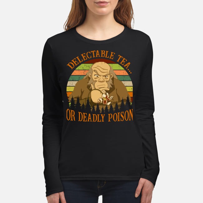 Iroh delectable tea or deadly poison women's long sleeved shirt