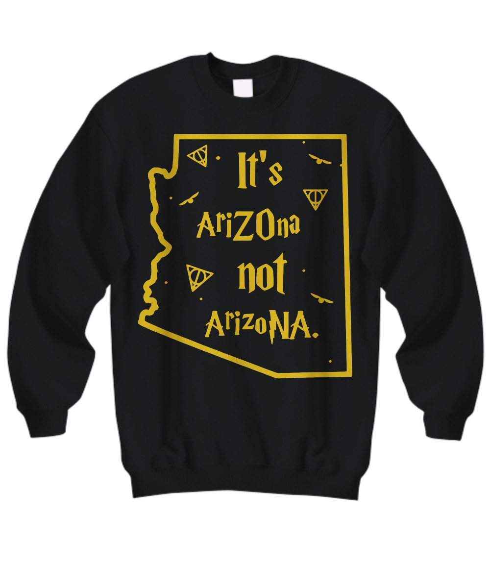 It's AriZOna not ArizoNA sweatshirt