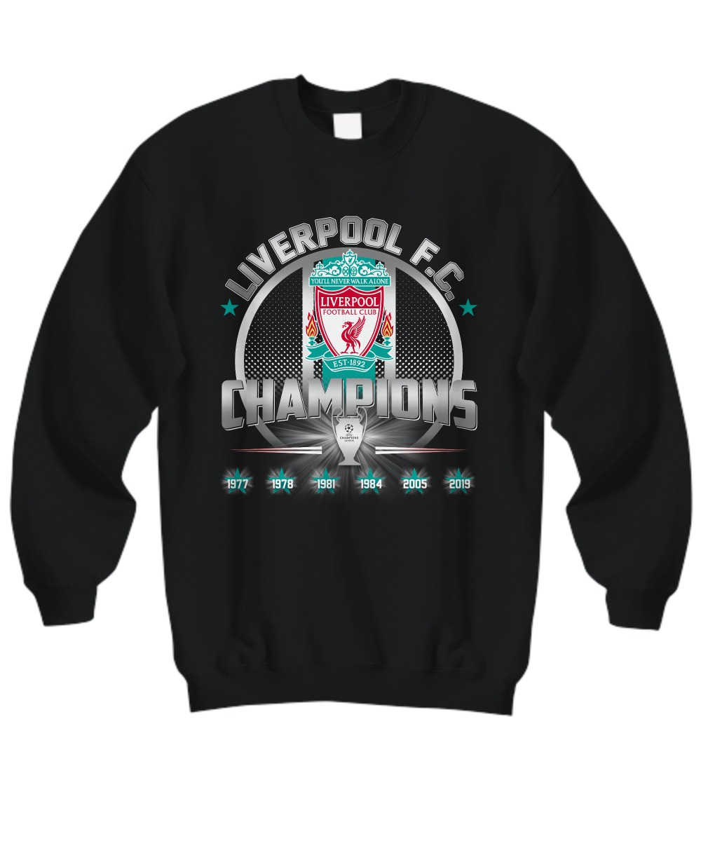 Liverpool FC Champions 2019 sweatshirt