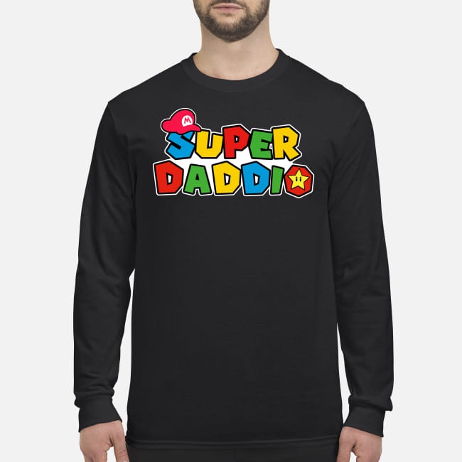 Mario Super daddio men's long sleeved shirt