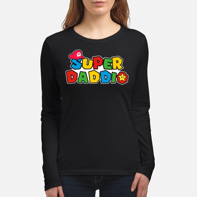 Mario Super daddio women's long sleeved shirt