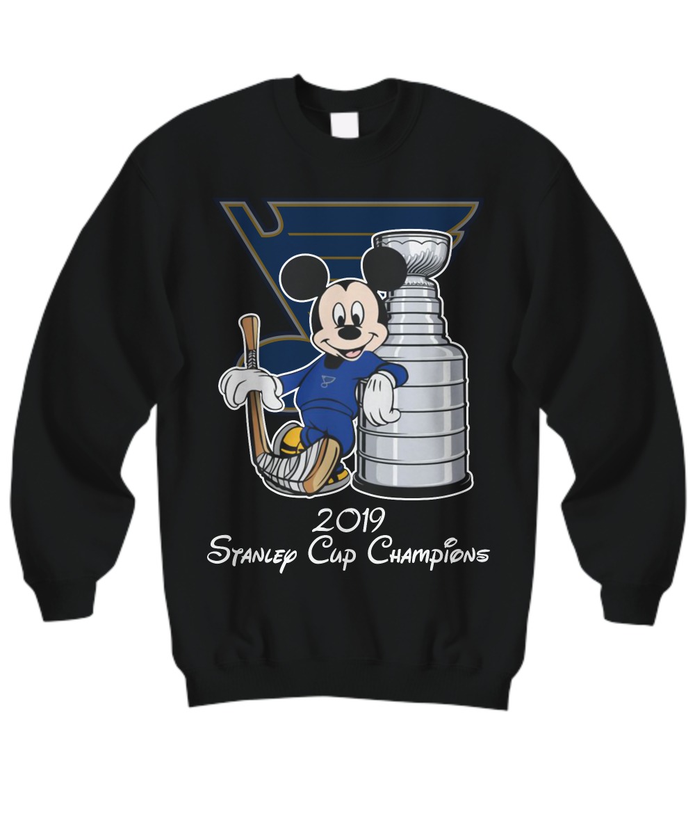 Mickey mouse 2019 Stanley cup champions sweatshirt
