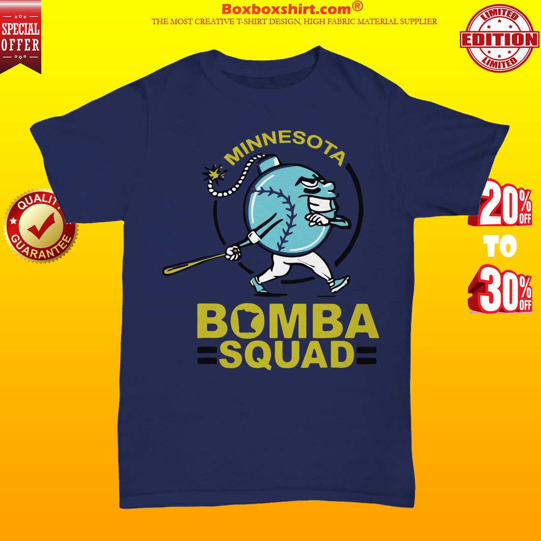 Minnesota Bomba squad unisex tee shirt