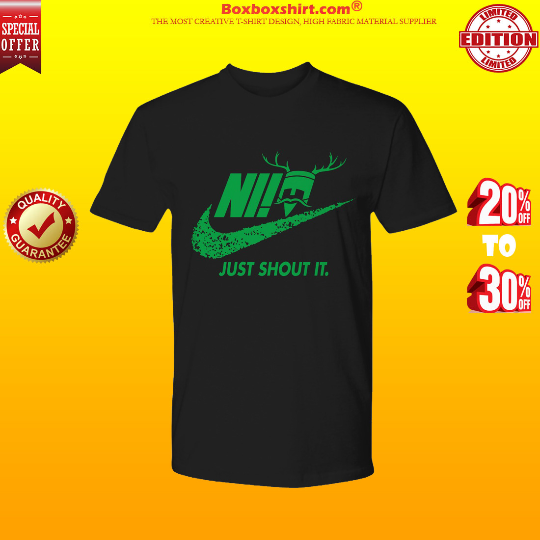 Nike Just shout it shirt