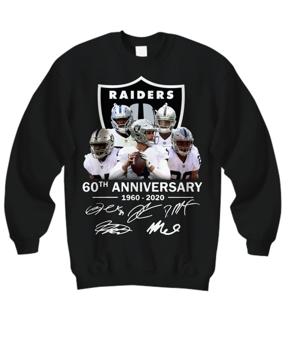 Oakland Raiders 60th anniversary 1960 2020 sweatshirt