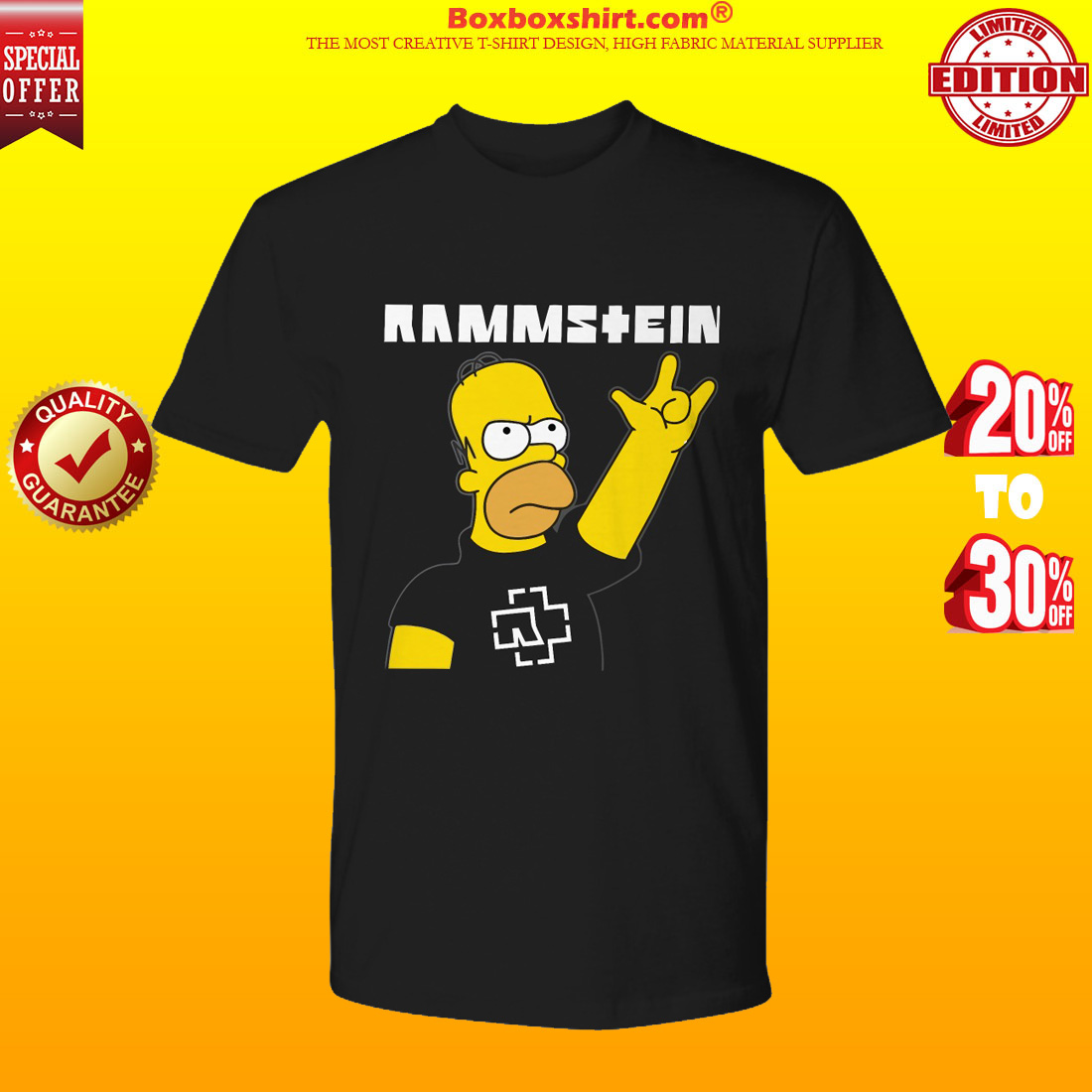 Rammstein simpson premium tee shirt