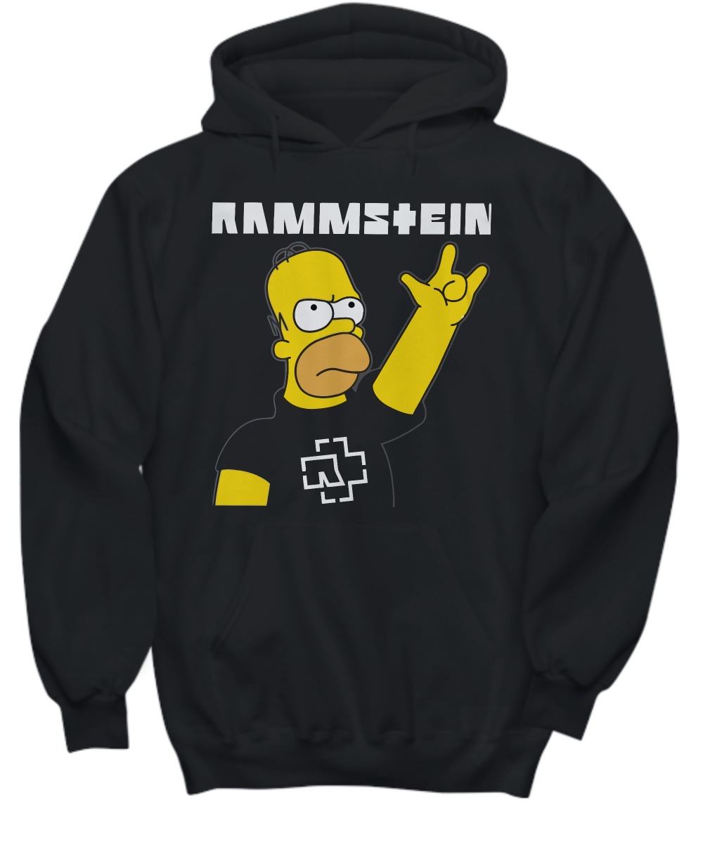 Rammstein simpson shirt and hoodie