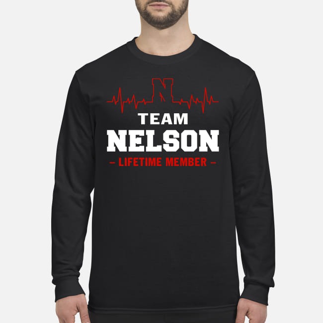 Team Nelson lifetime member men's long sleeved shirt