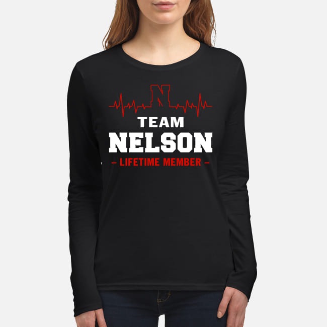 Team Nelson lifetime member women's long sleeved shirt