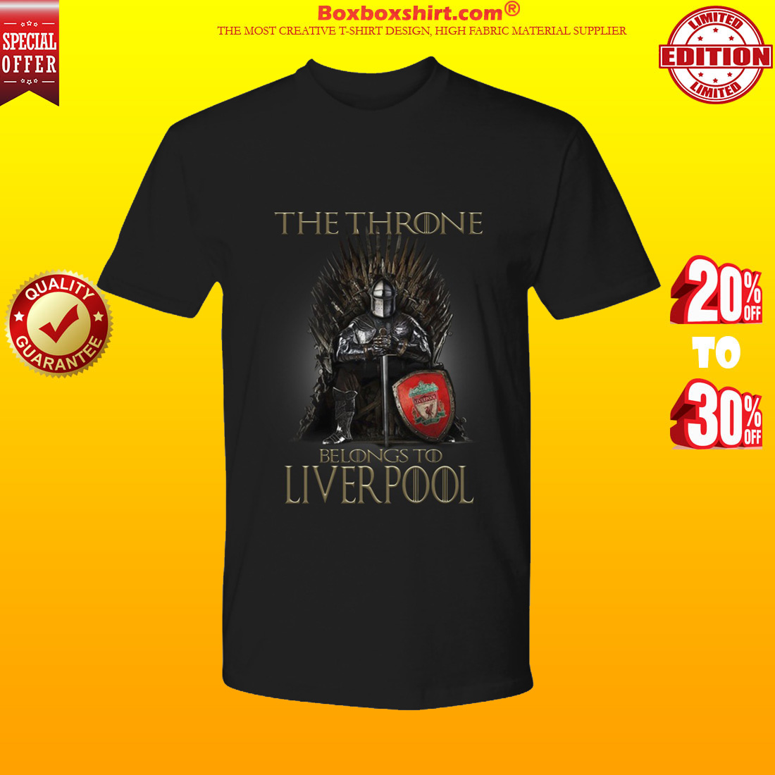 The Throne belongs to liverpool premium tee shirt