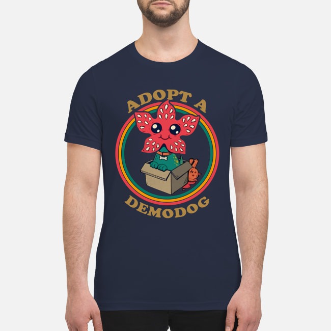 Adopt a demodog premium men's shirt