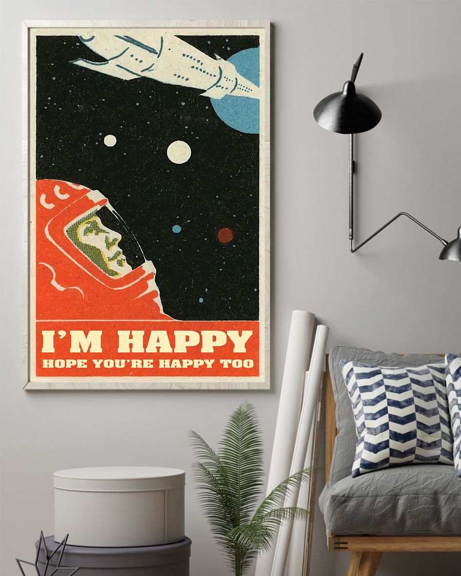 David Bowie I'm happy hope you're happy too posters