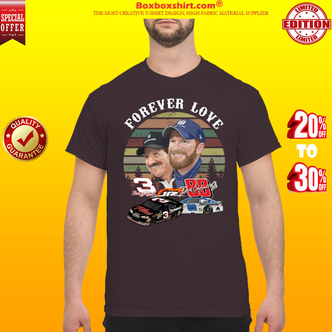 Forever love Dale Earnhardt jr and Dale Earnhardt shirt