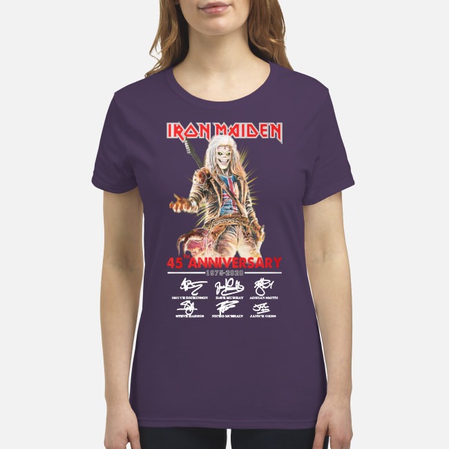 Iron Maiden 45th anniversary 1975 2020 premium women's shirt
