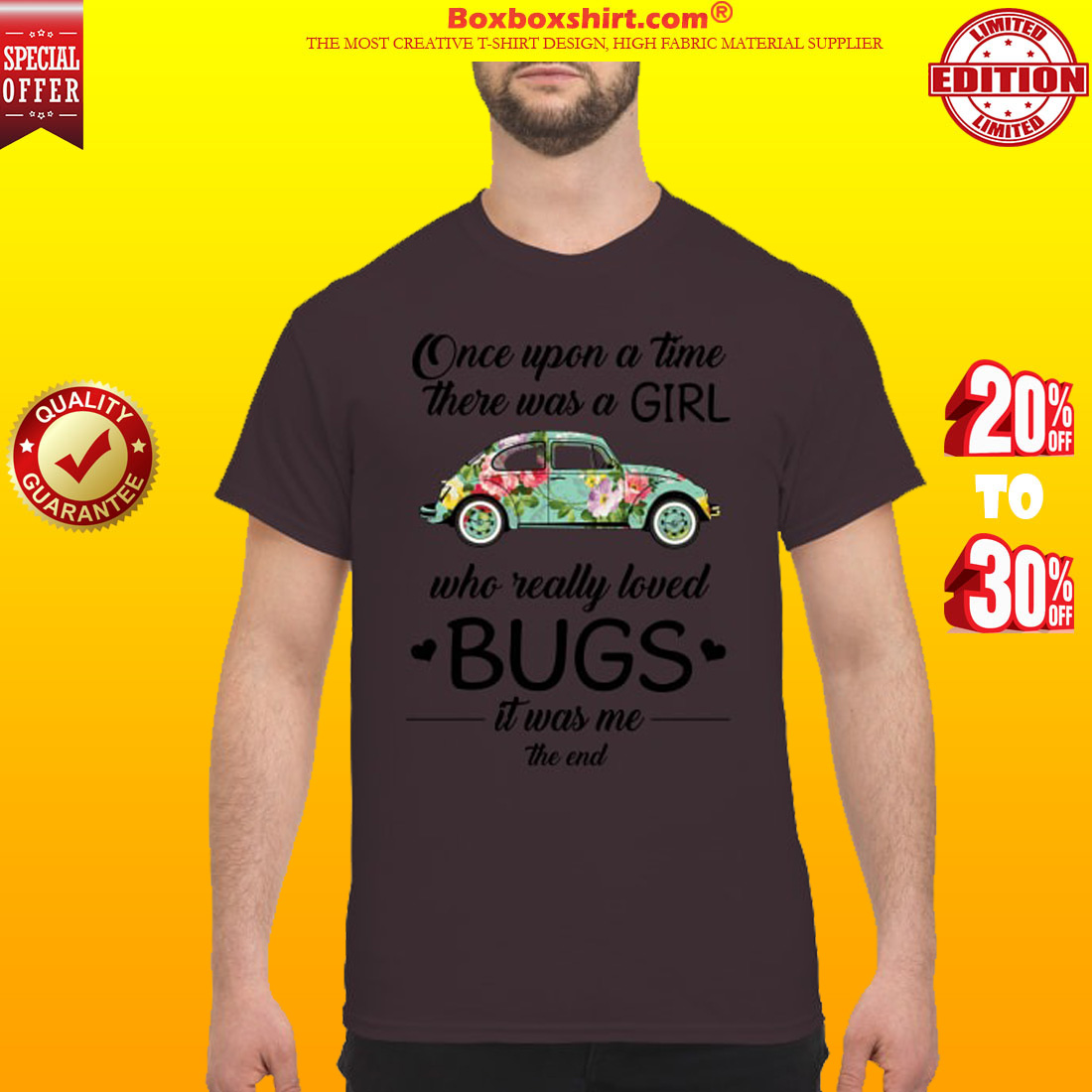 Once upon a time there was a girl who really loved bugs it was me classic shirt
