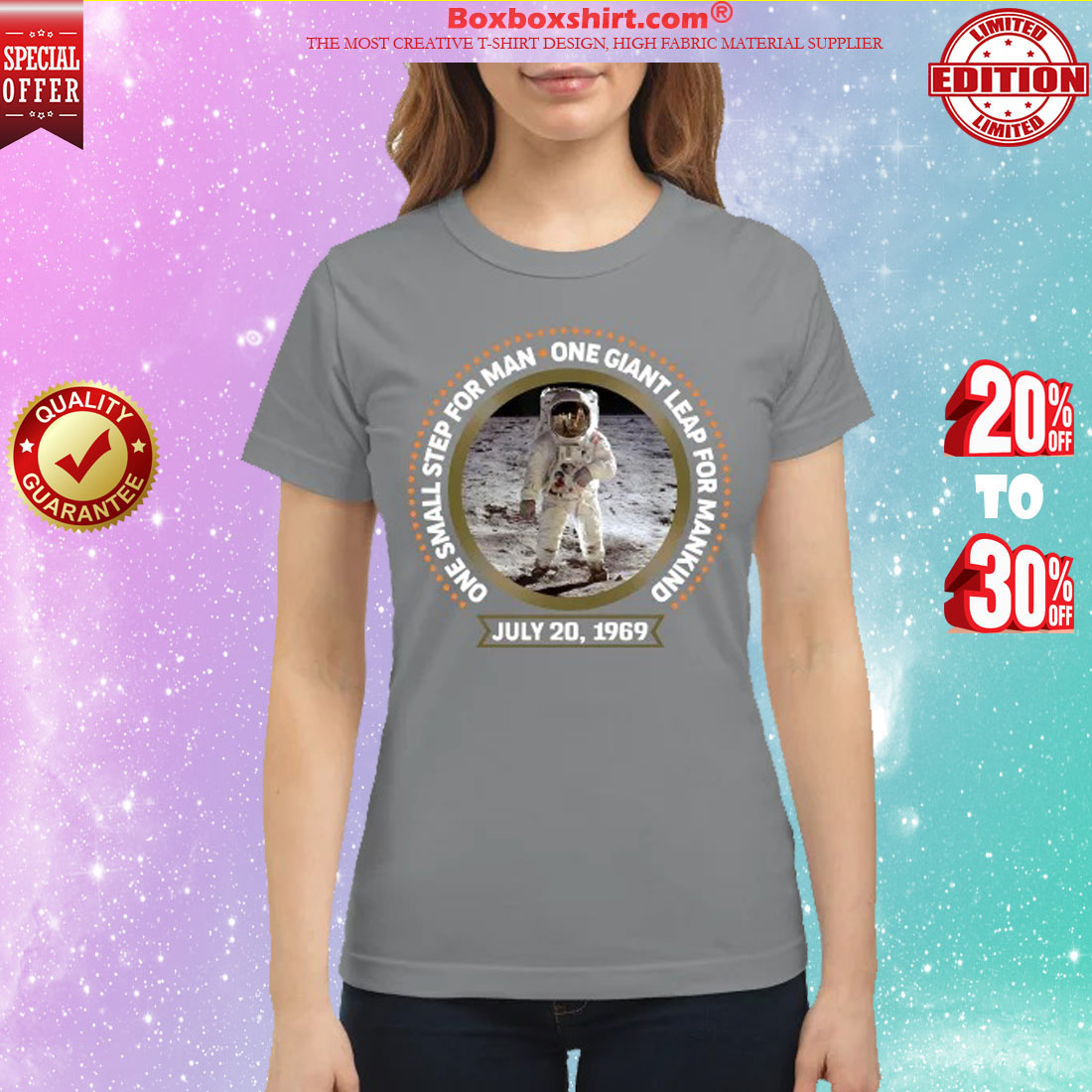One small step for man one gaint leap for mankind classic shirt