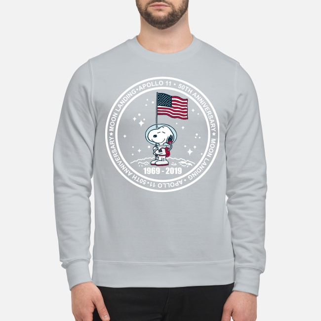 Snoopy Apollo 11 50th anniversary moon landing sweatshirt