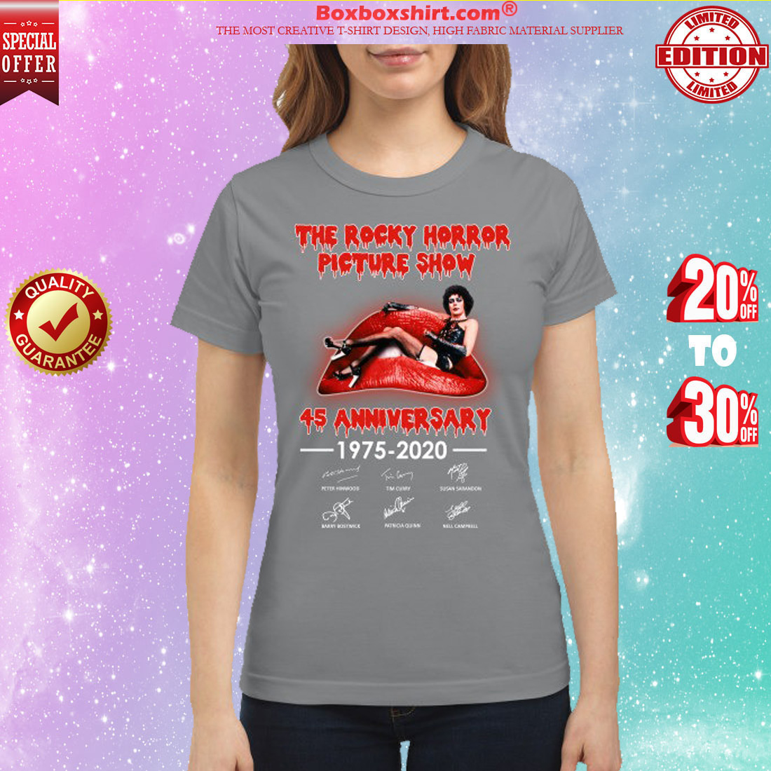 The Rocky horror picture show 45 anniversary classic shirt