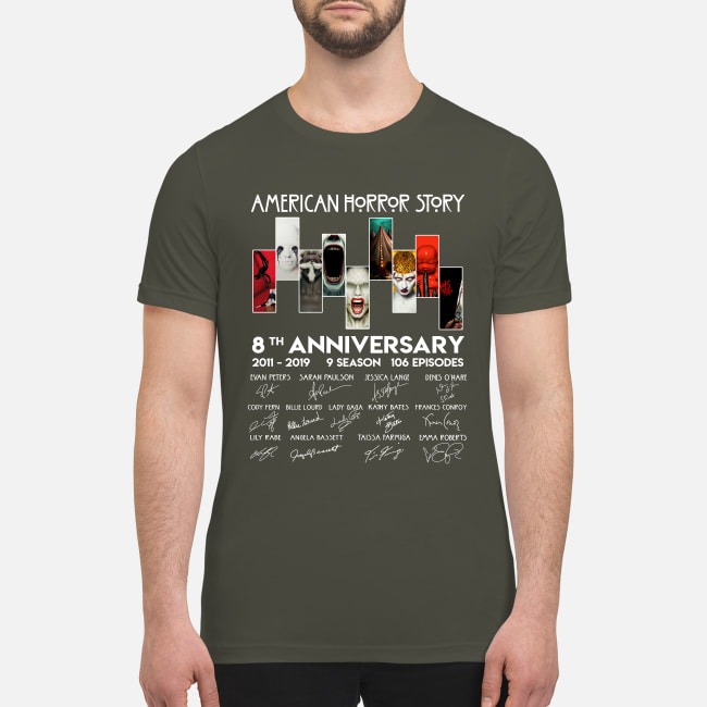 American horror stories 8th anniversary premium men's shirt