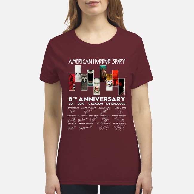 American horror stories 8th anniversary premium women's shirt
