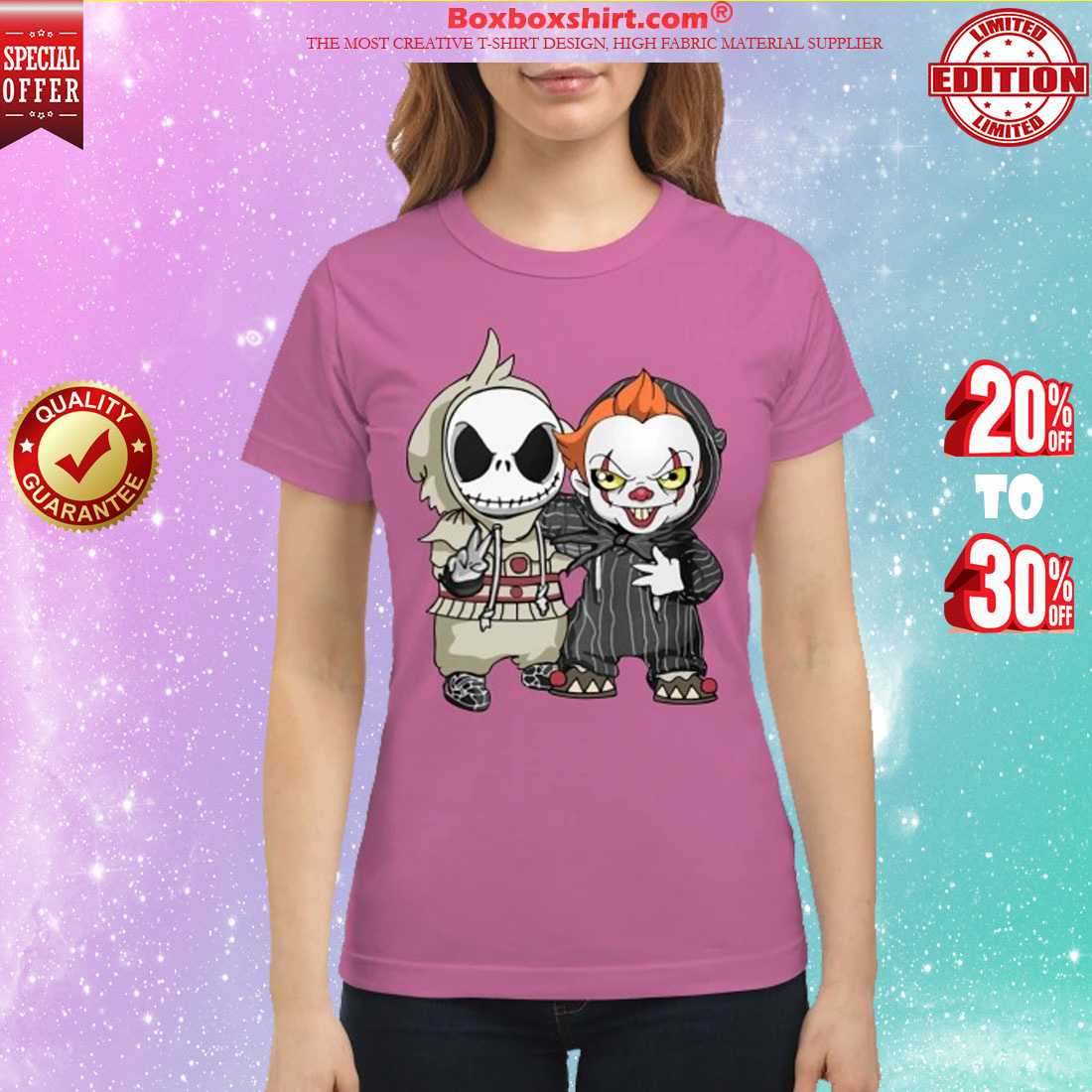 Baby Jack Skellington and IT classic shirt