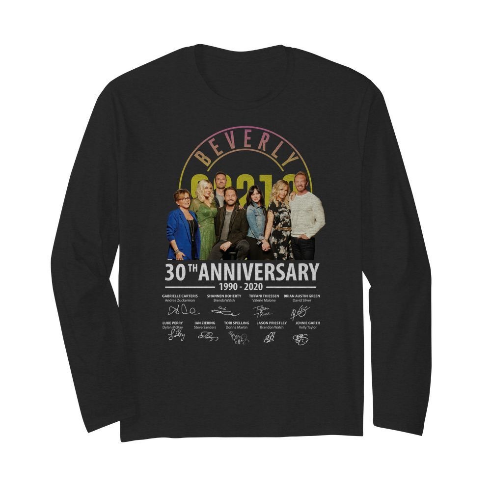 Beverly hills 90210 30th anniversary long sleeved tee shirt