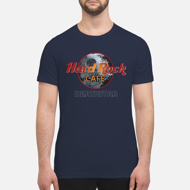 Hard rock cafe death star premium men's shirt