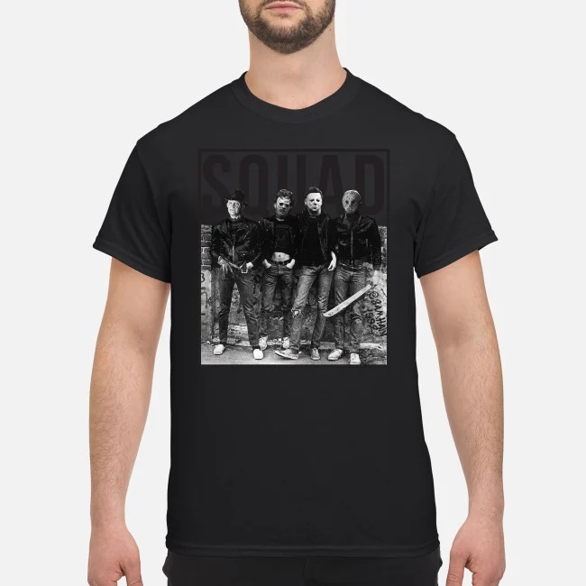 Horror movie characters squad classic shirt