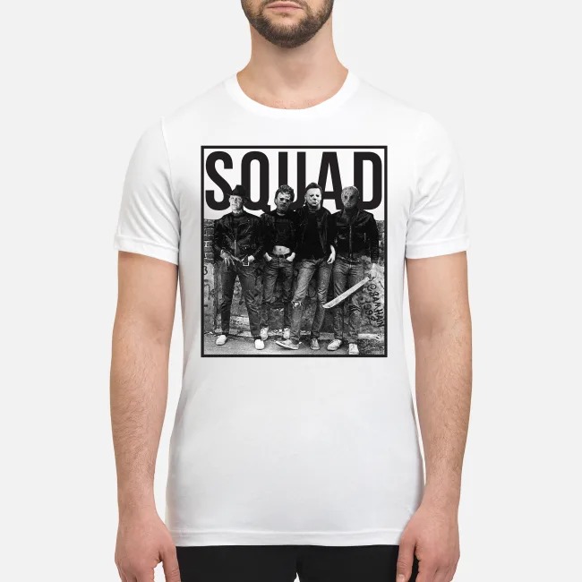 Horror movie characters squad premium men's shirt