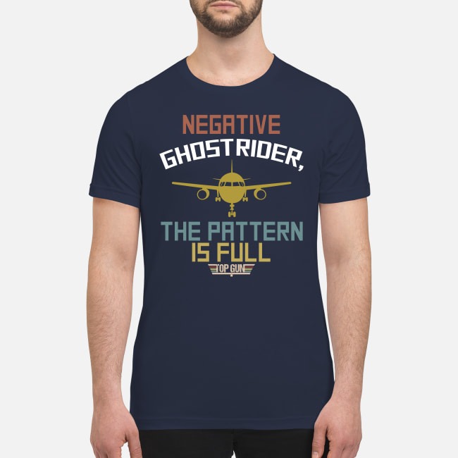 Negative ghostrider the pattern is full premium men's shirt